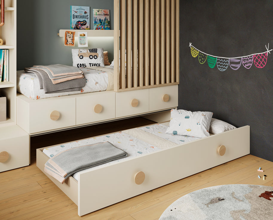 pULL OUT TRUBNDLE BED